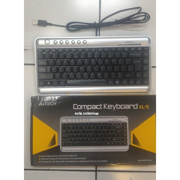 Jual Keyboard Compact Tkl A4tech Kl-5 / Kl5 | Shopee Indonesia