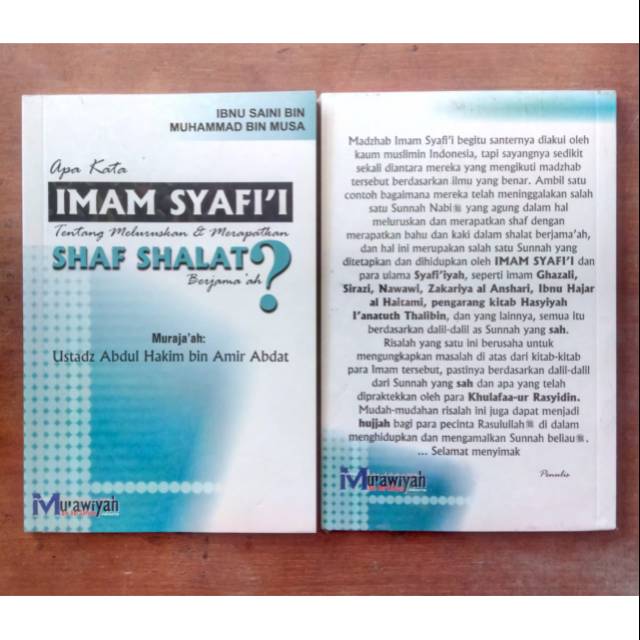 Apa Kata Imam Syafi'i Tentang Meluruskan & Merapatkan Shaf Shalat Berjamaah