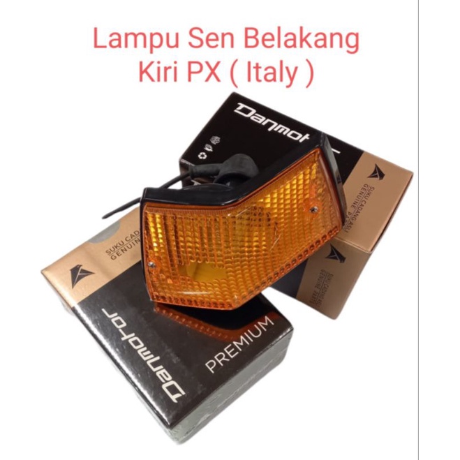 lampu sen vespa belakang kiri merk DANMOTOR