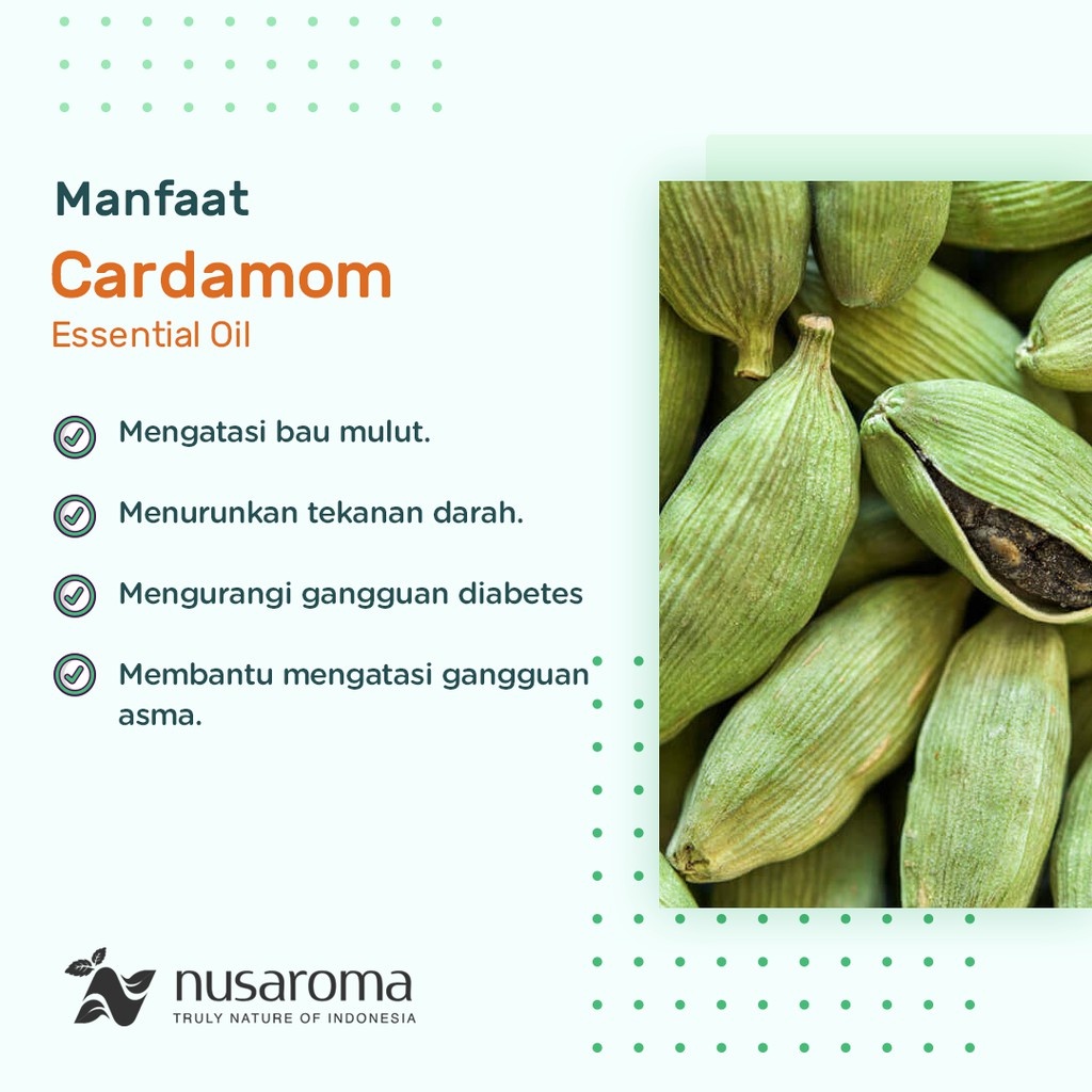 Nusaroma Cardamom Oil  Essential Pure Oil