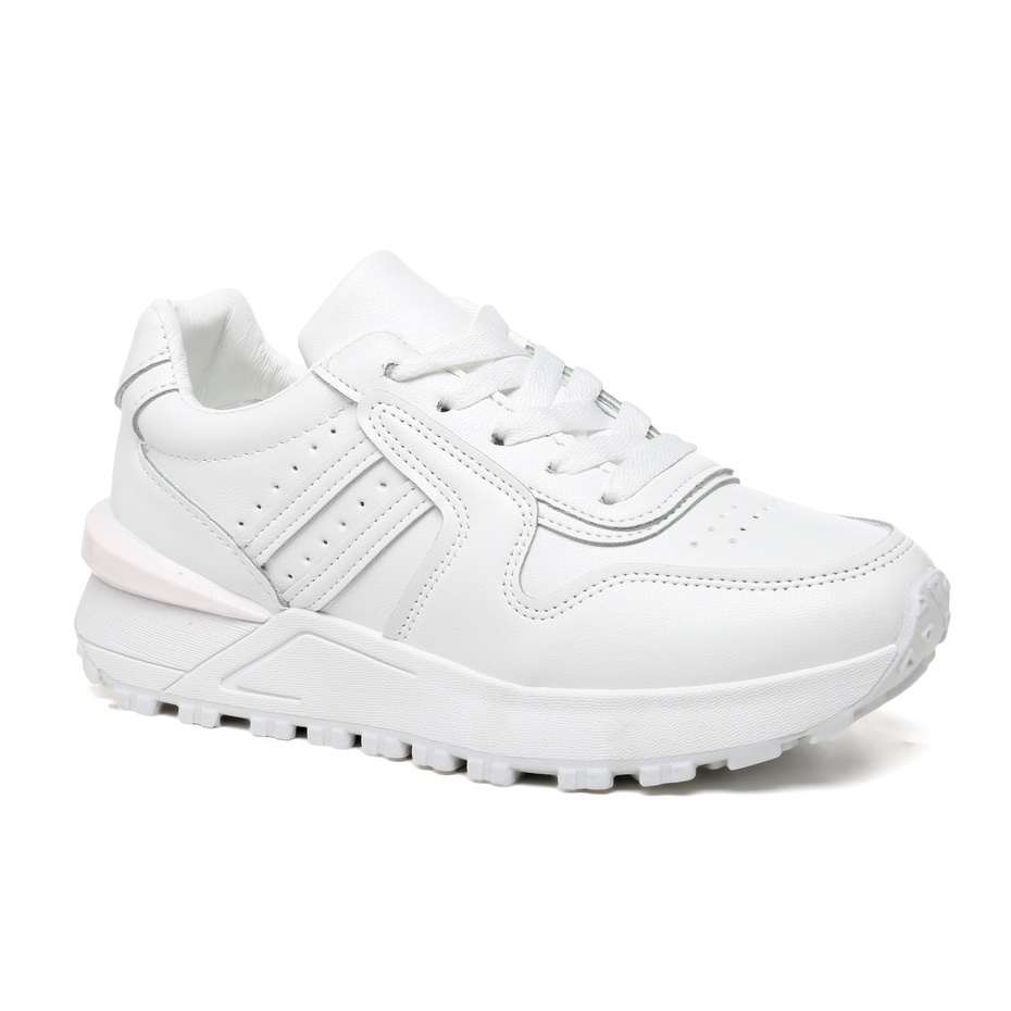 PVN Haechan Sepatu Sneakers Wanita Sport Shoes Grey 503-White