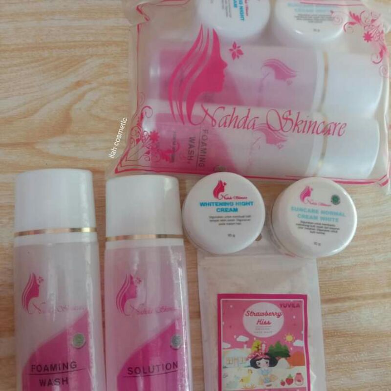 NAHDA SKINCARE ORIGINAL 100% ACNE DAN GLOWING