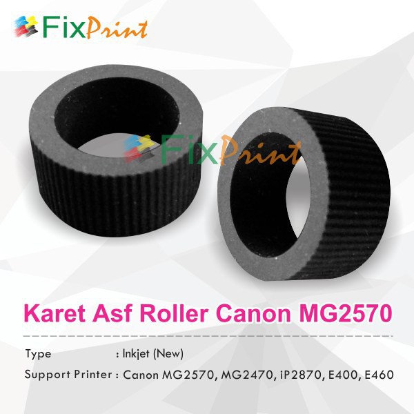 Karet ASF Roller Canon E460 mg2570  Karet Penarik Kertas E460 mg2570 New Original Murah