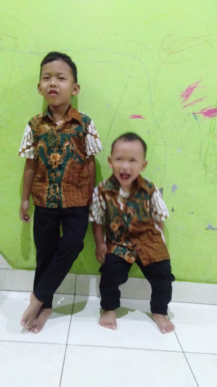 Batik Couple Brukat Tille Mutiara Motif Parang Selendang Nirmala Hijau Botol