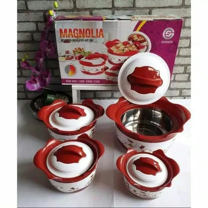 Food warmer magnolia / tempat penghangat makanan