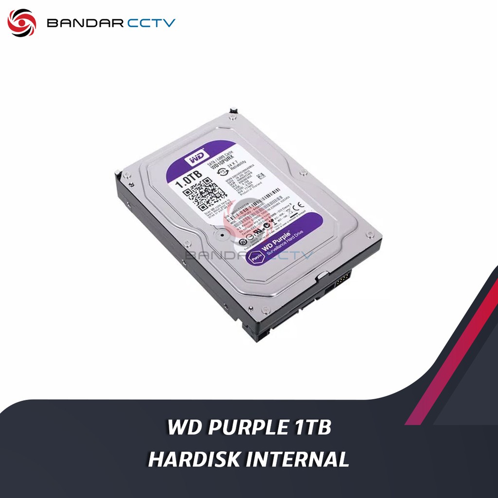 WD PURPLE HARDISK 1TB GARANSI 1 TAHUN / SEAGATE RANDOM