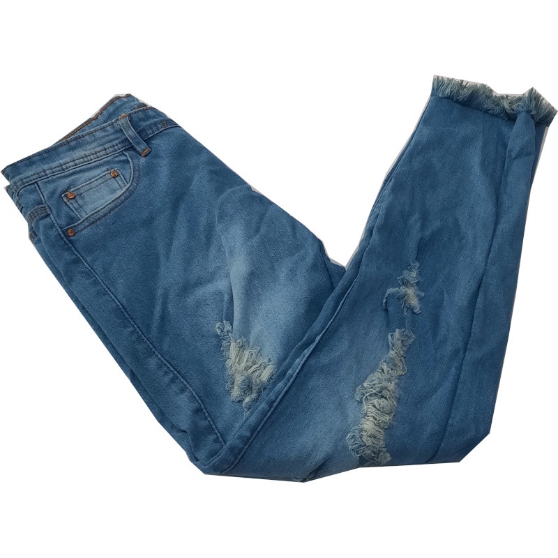 Celana Jeans Boyfriend Sobek (C0043)