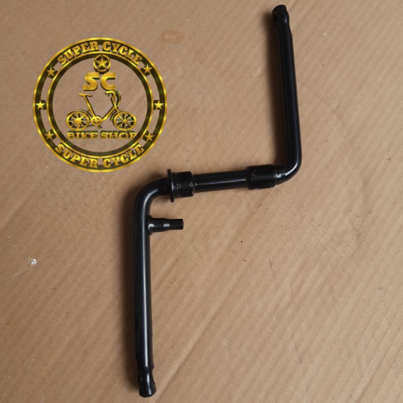 TIANG PEDAL MURAH SEPEDA BMX 20 inchi HITAM AS KECIL