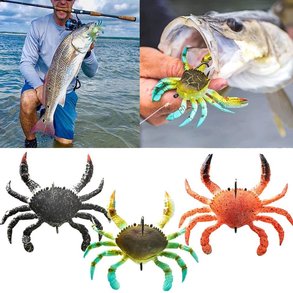 Smash Crab Lure Protable Baits Umpan Empuk Bebek Topwater