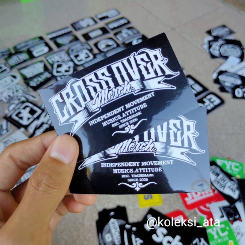 cross over stiker mantap