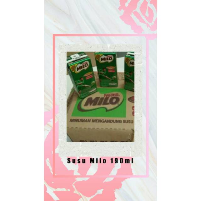 

Susu Milo UHT 190 ml