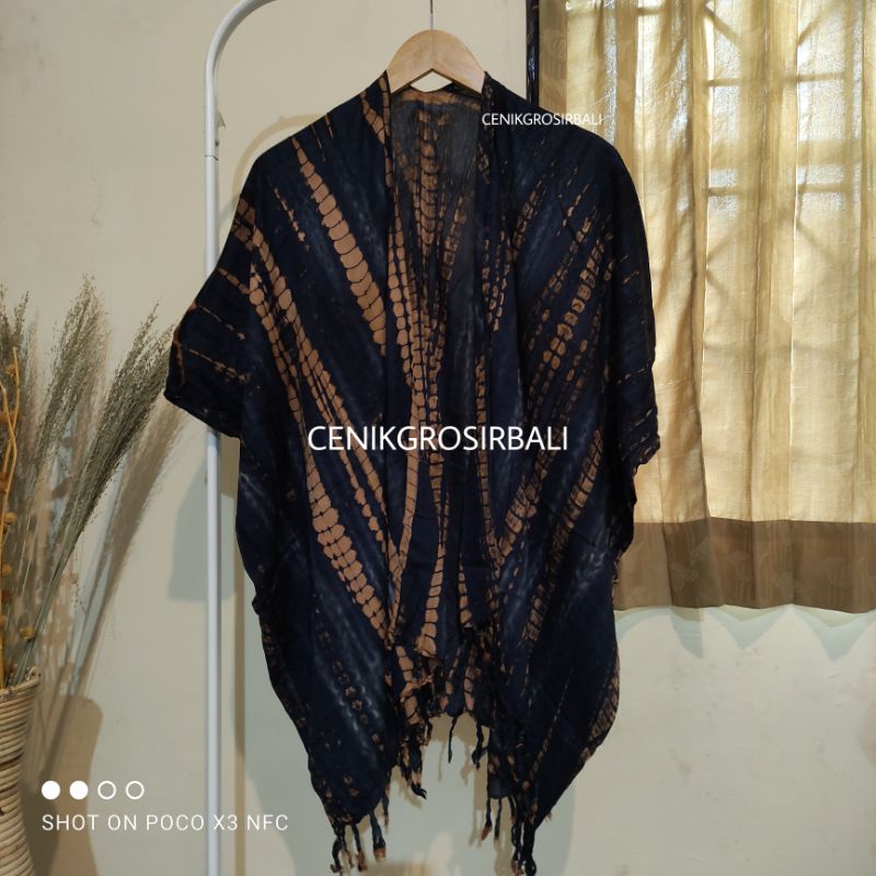 CARDIGAN OVERSIZE / OUTER JUMBO / OUTER LILIT-Hitam
