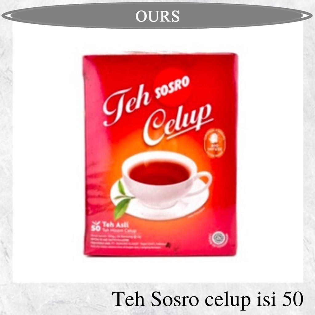 

Teh Sosro celup isi 50 - 50tea bag - sosro asli - teh asli wangi