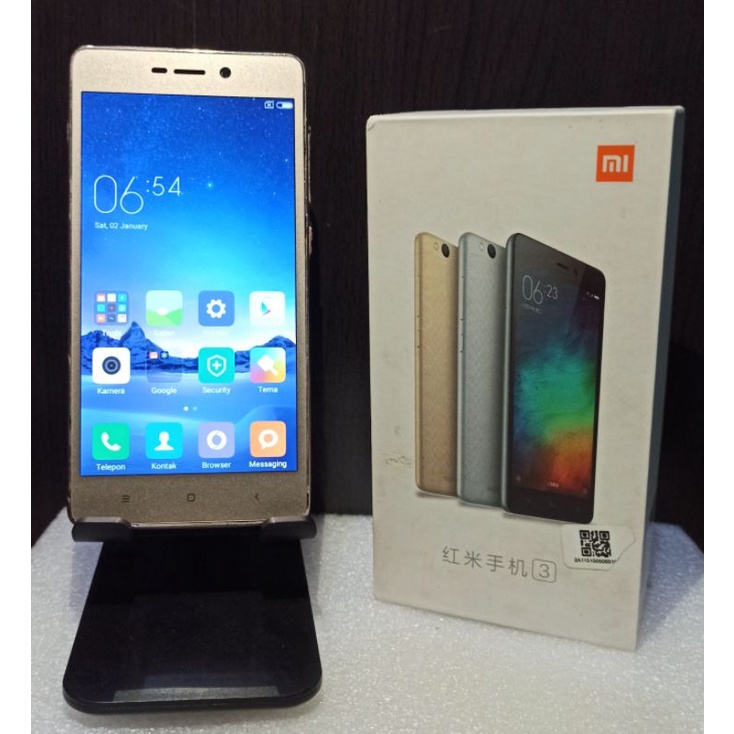 Jual Hp Xiaomi Redmi 3 Bekas/Second