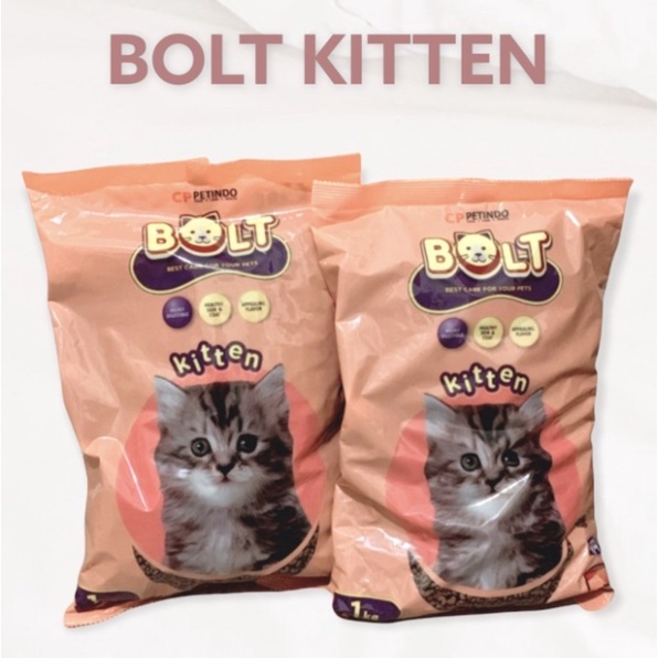 Bolt Kitten 1kg Dry Food Kucing