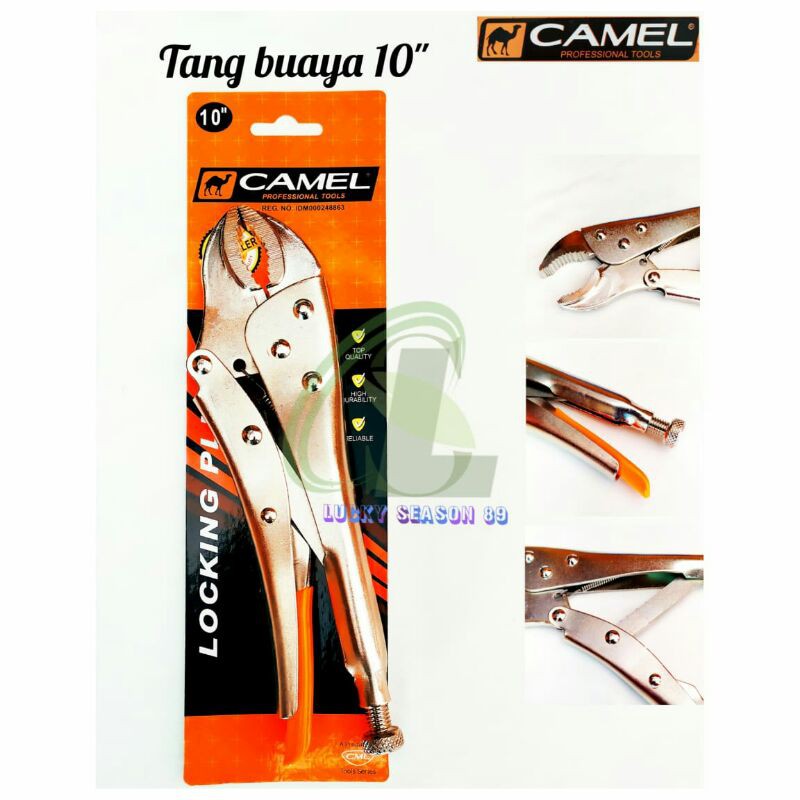 TANG BUAYA CAMEL CROME 10&quot;/TANG JEPIT MURAH