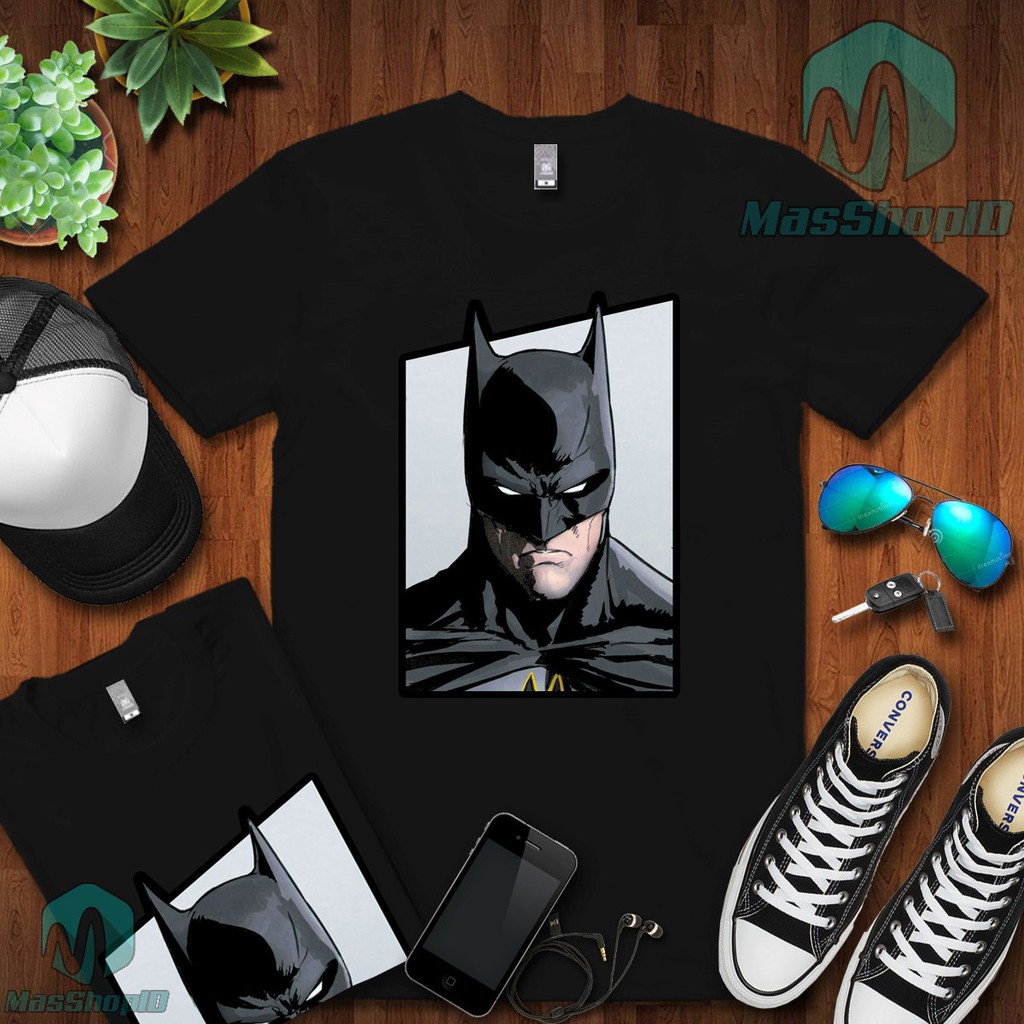 KAOS BATMAN KARTUN T-SHIRT BATMAN CARTOON VINTAGE CLASSIC PRIA WANITA UNISEX 001