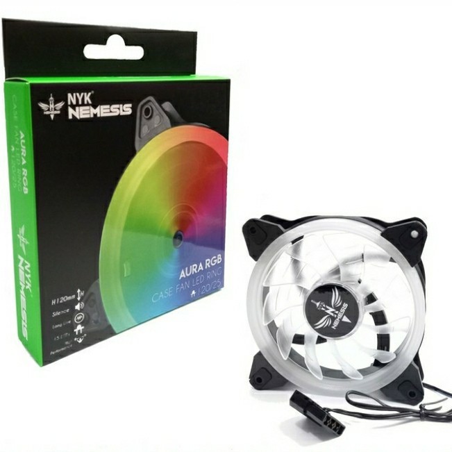 FAN CASE NYK NEMESIS AURA RGB CASE FAN LED RING