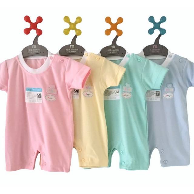 MIYO 1pcs Jumper Segiempat WARNA (0-3bln)