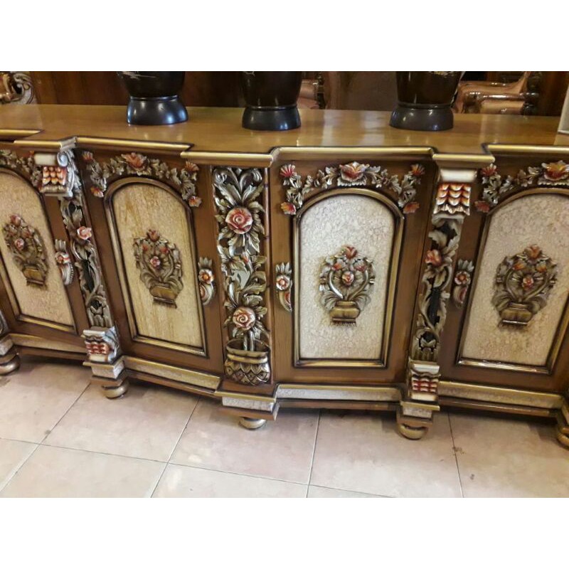 bufet shima bufet tv kayu jati mebel ukir jepara