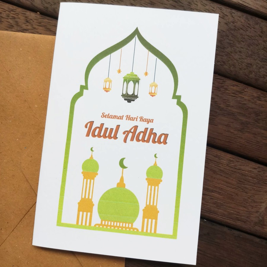 Kartu Ucapan Idul Adha & Amplop Lebaran Eid Greeting Card