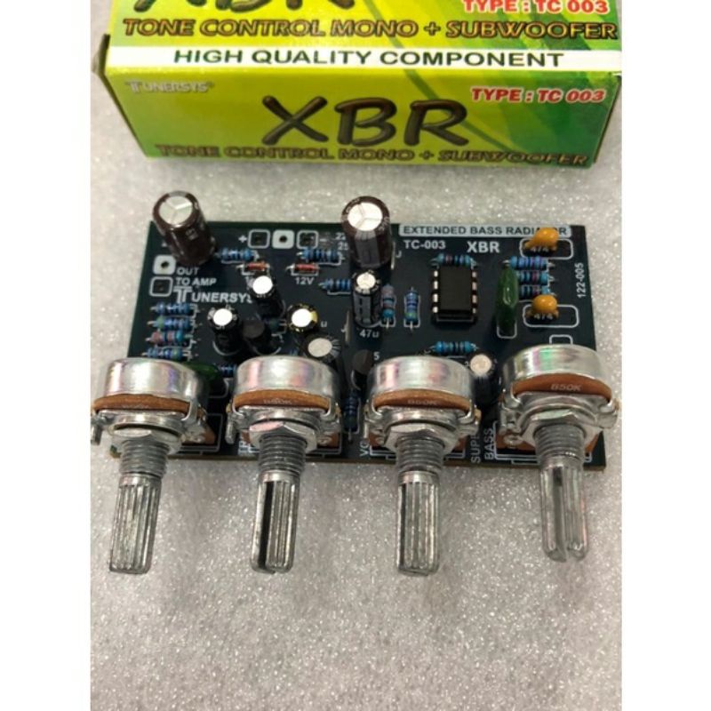 Tone control XBR (MONO + SUBWOOFER) TUNERSYS TC003 ORI