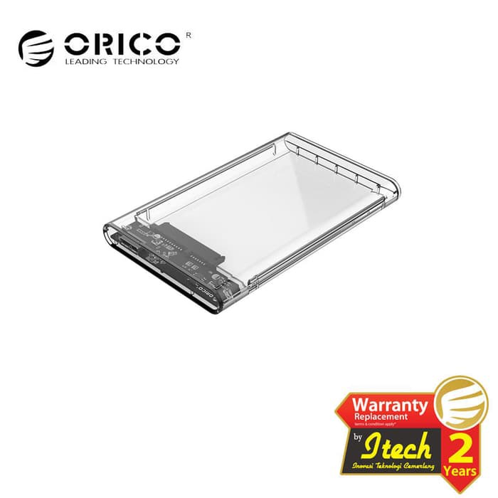 Orico 2139U3 Case External Hardisk 2.5&quot; Sata Enclosure Transparent