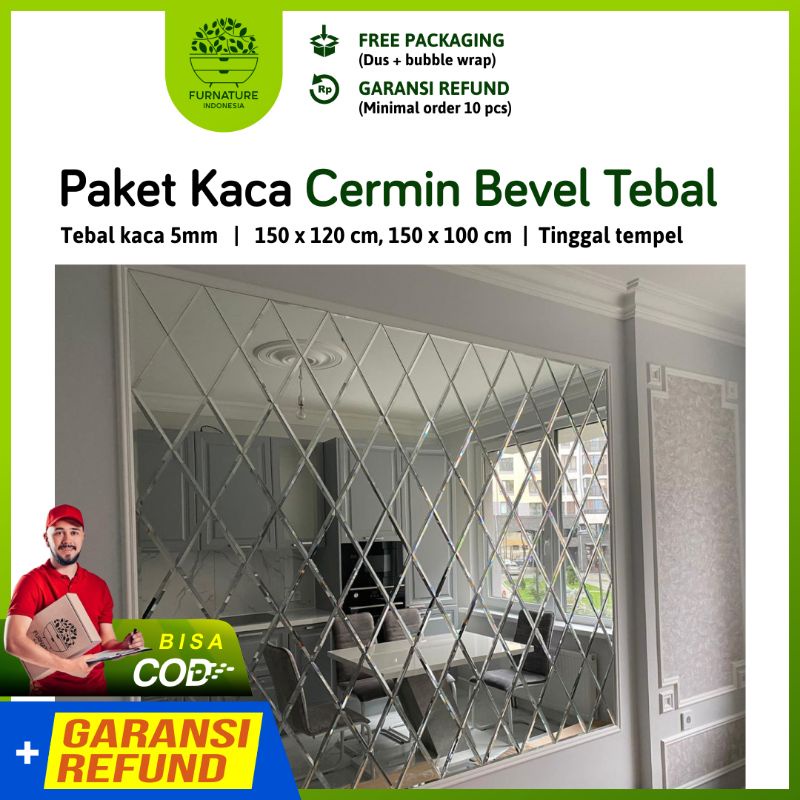 cermin dinding - kaca cermin - kaca cermin dinding