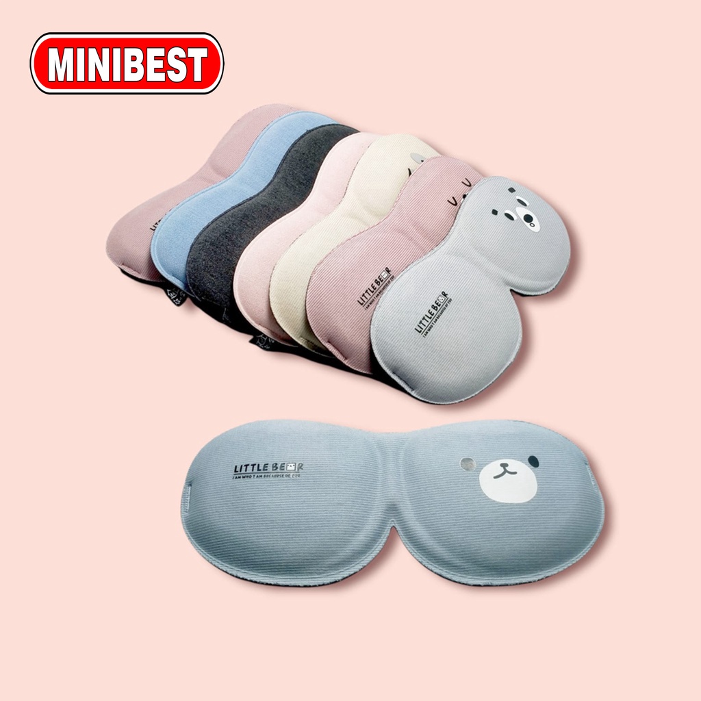 MINIBEST Penutup Mata Eye Cover Eye Mask Untuk Tidur Masker Sleeping Mask Kacamata Tidur Tali