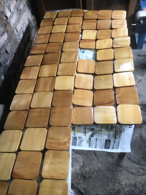 Tatakan Gelas 10X10cm Kotak Tatakan Kayu Coaster