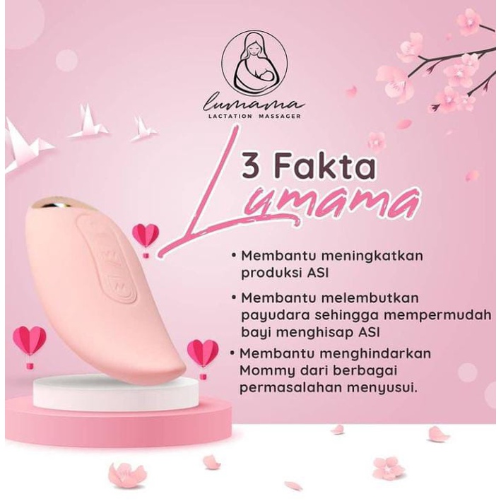 Lumama Lactation Massager - GARANSI RESMI 1 TAHUN / alat pijat payudara / melancarkan asi / menghilangkan nyeri payudara / portable / travel size/ kinmade / compact size/ mango shape/ pompa asi /perlengkapan menyusui/ alat pereda mastitis