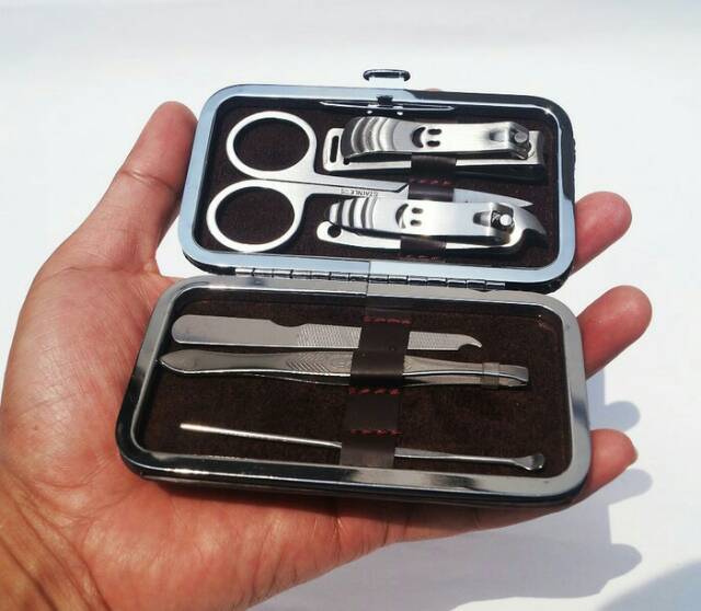 MANICURE 6 SET IN 1 PEDICURE ALAT POTONG GUNTING KUKU DOMPET EXLUSIVE