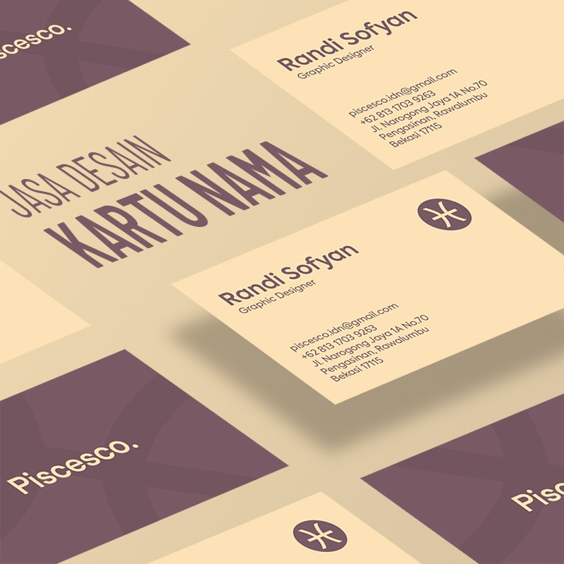 JASA DESAIN KARTU NAMA / BUSINESS CARD  (TANPA CETAK)