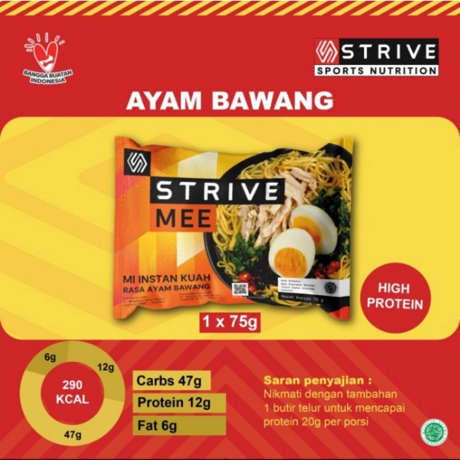 

STRIVE MEE KUAH DAN GORENG 80gr