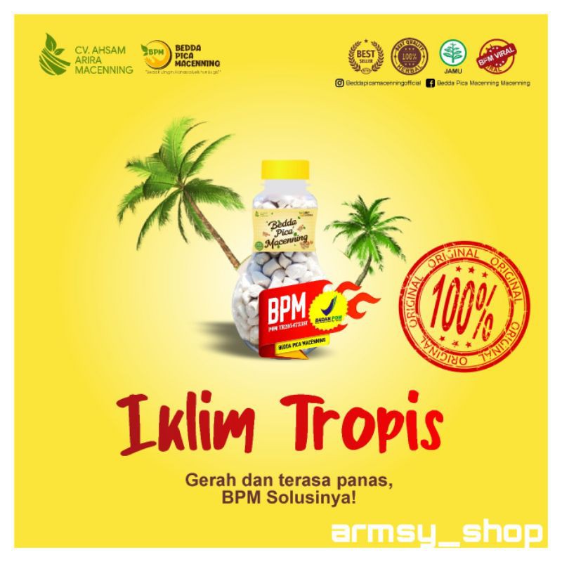 Jual [AMS] BEDAK / BEDAK BAYI / BEDDA PICA MACENNING KHAS BUGIS