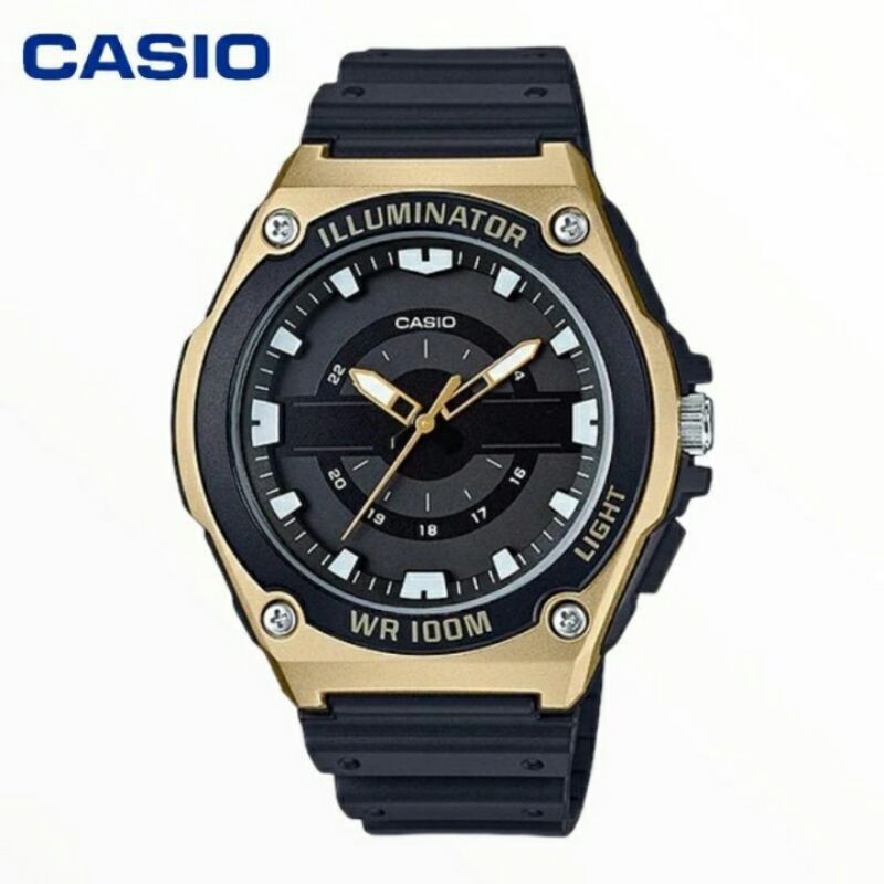 Jam tangan pria casio Sport D20 analog karet murah