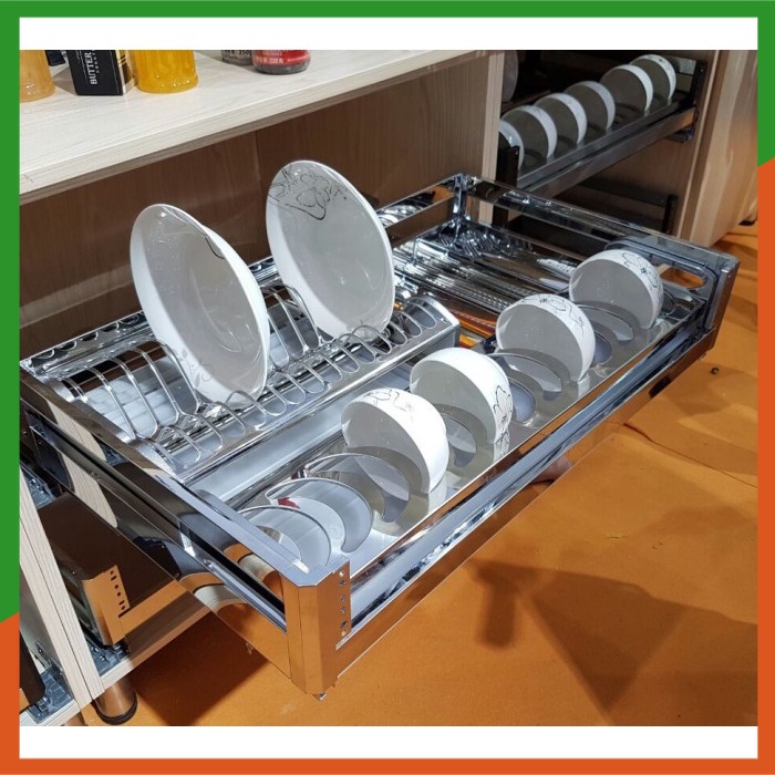 Rak Piring Serbaguna Tarik Knockers SW-700WL Stainless 304