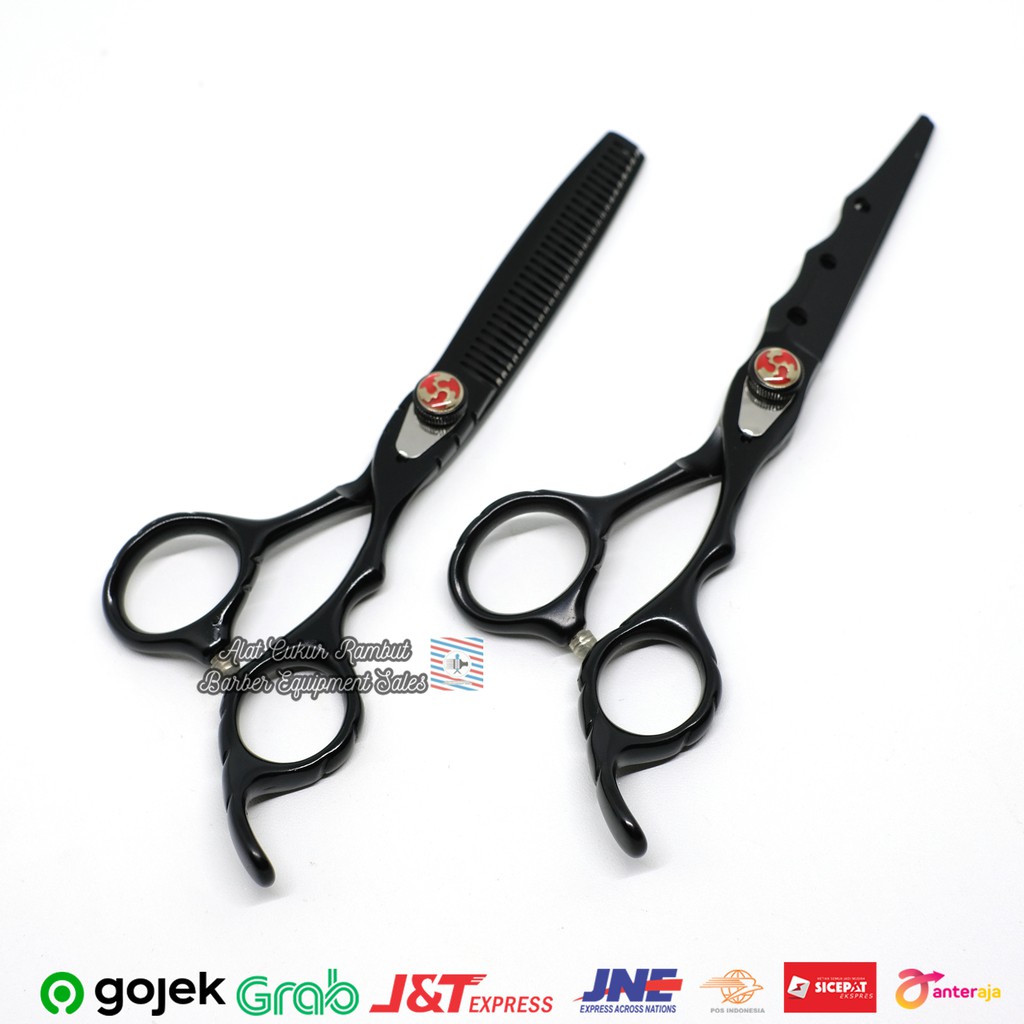 Gunting Potong Rambut Gunting Sasak Gunting Rambut Set Tajam Dan Murah Shopee Indonesia