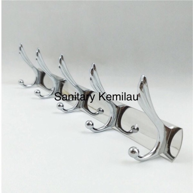 Kapstok Stainles - Gantungan Baju 5 Kait Stainles - Kapstok Stainles - Hanger Baju