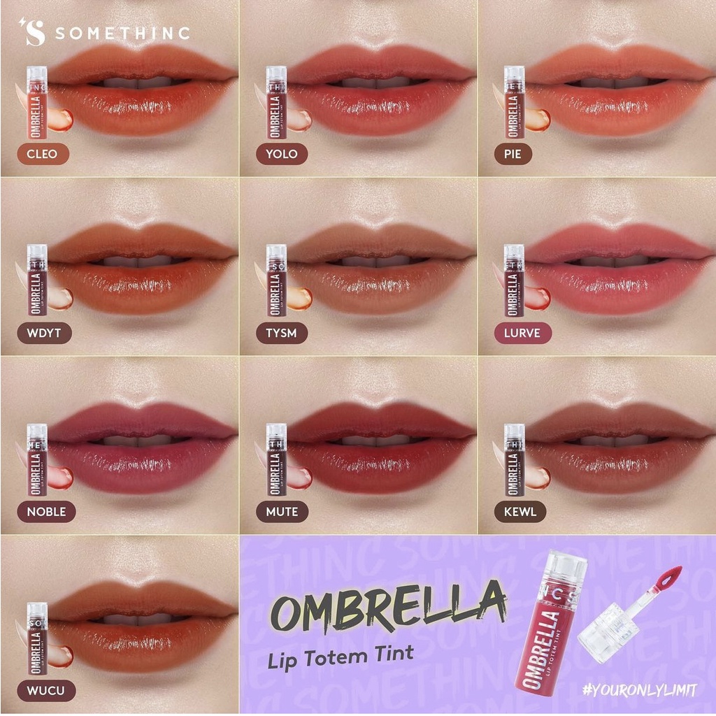 SOMETHINC Ombrella Lip Totem Tint Lip Tint Melembapkan Bibir 1.2gr