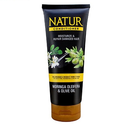 Natur Conditioner 165 ml / Natur Conditioner Gingseng &amp; Olive Oil / Natur Conditioner Moringa Oleifera &amp; Sweet Almond Oil / Natur Conditioner Olive Oil &amp; Aloe Vera