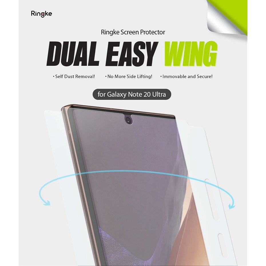 Screen Protector Samsung Galaxy Note 20 Ultra / Note 20 Ringke Dual Easy Full Anti Gores