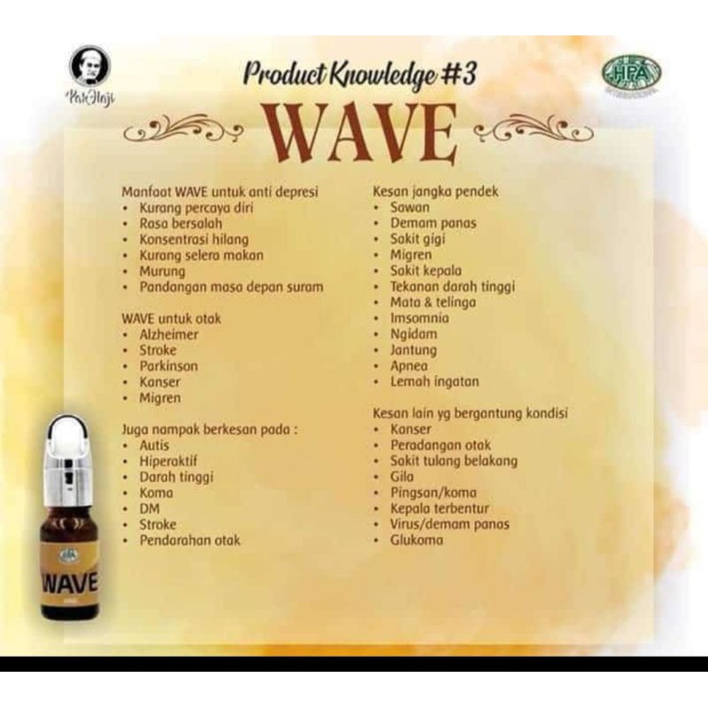 Tetes Mata Wave dari HPA Internasional / Wave Pak Haji