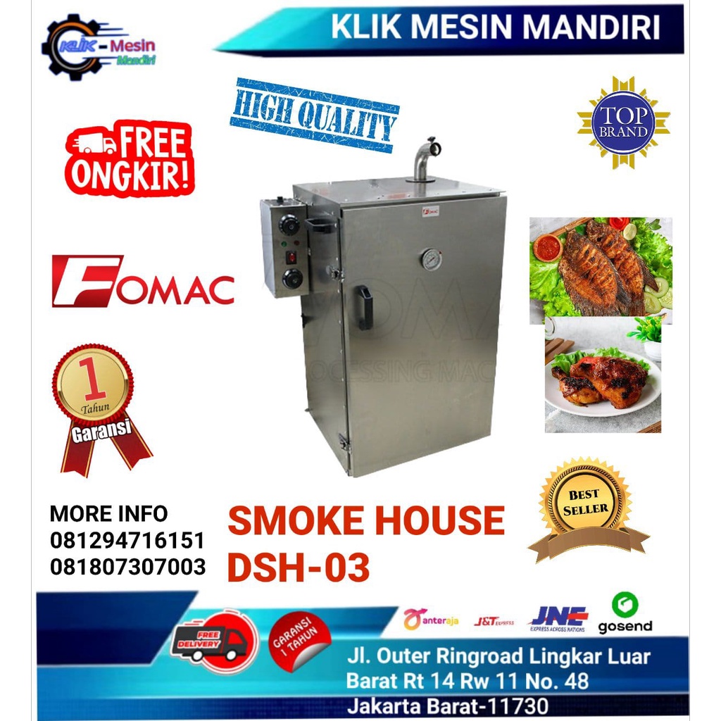 Mesin Pengasap Daging Atau Ikan Smoke House DSH-03 FOMAC