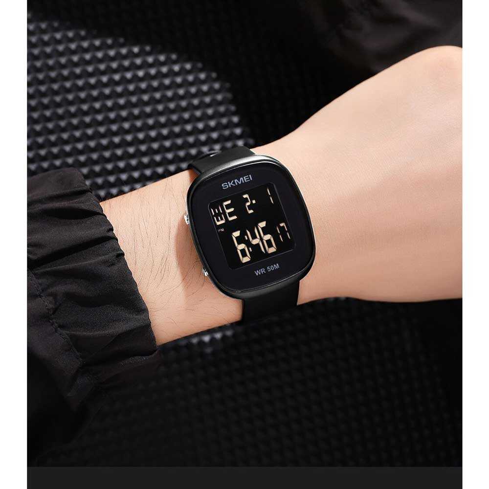 IDN - SKMEI Jam Tangan Digital Pria Strap Silicone - 1843