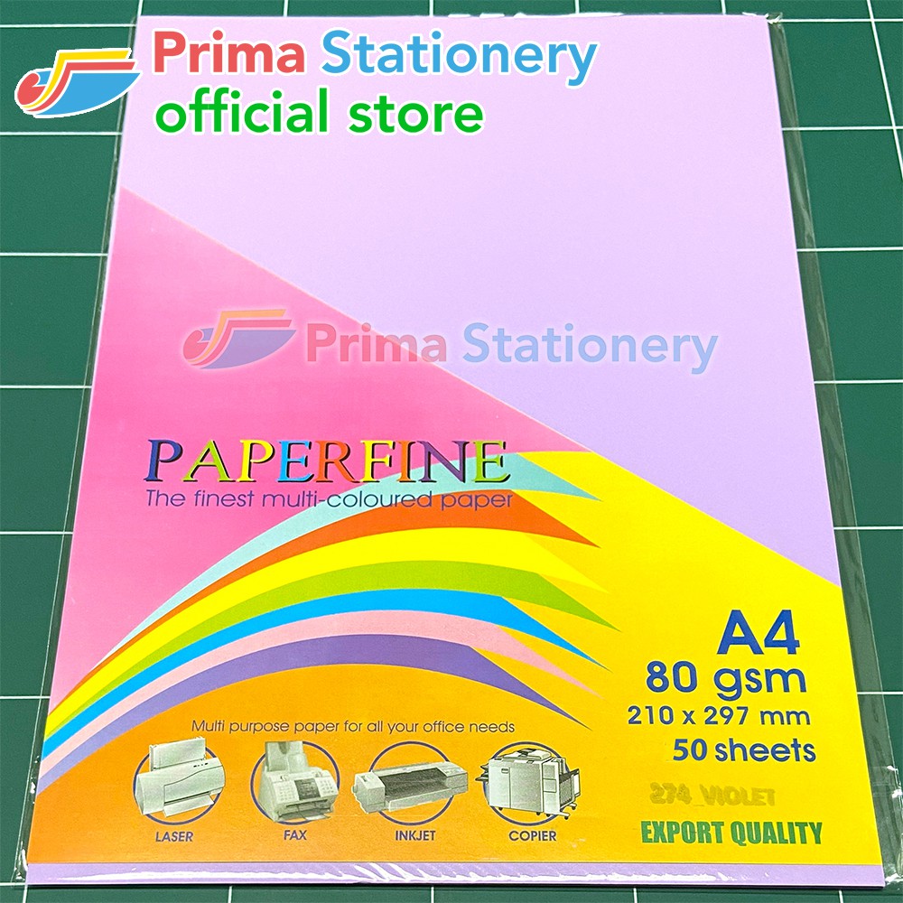 

Paperfine Kertas HVS Warna A4 Sinar Spectra Warna Tua Isi 50 lembar
