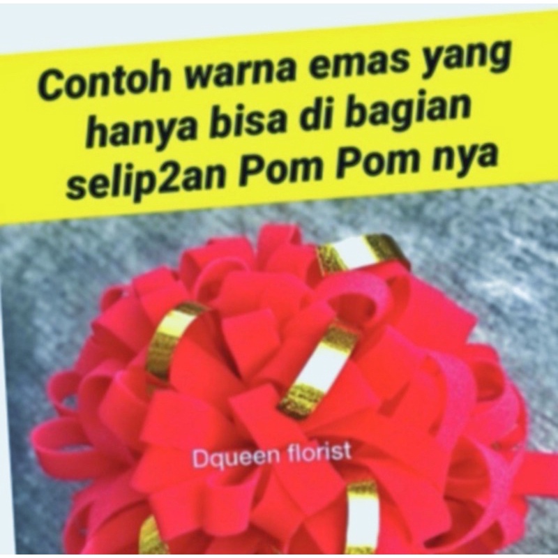 2 Pom Pom 1 Pita Gunting Peresmian