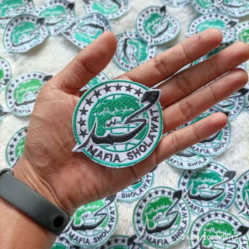 Badge Mafia Sholawat Gus Ali Gondrong Emblem Bordir Komputer