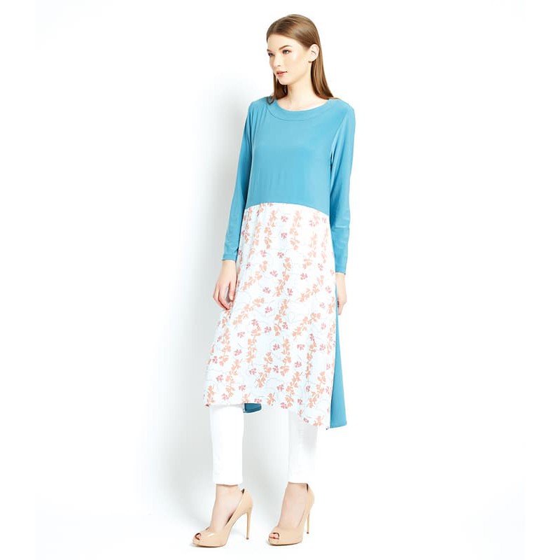 Sophie Paris Pakaian Wanita Aliza Baby Blue - TLAZB3XL