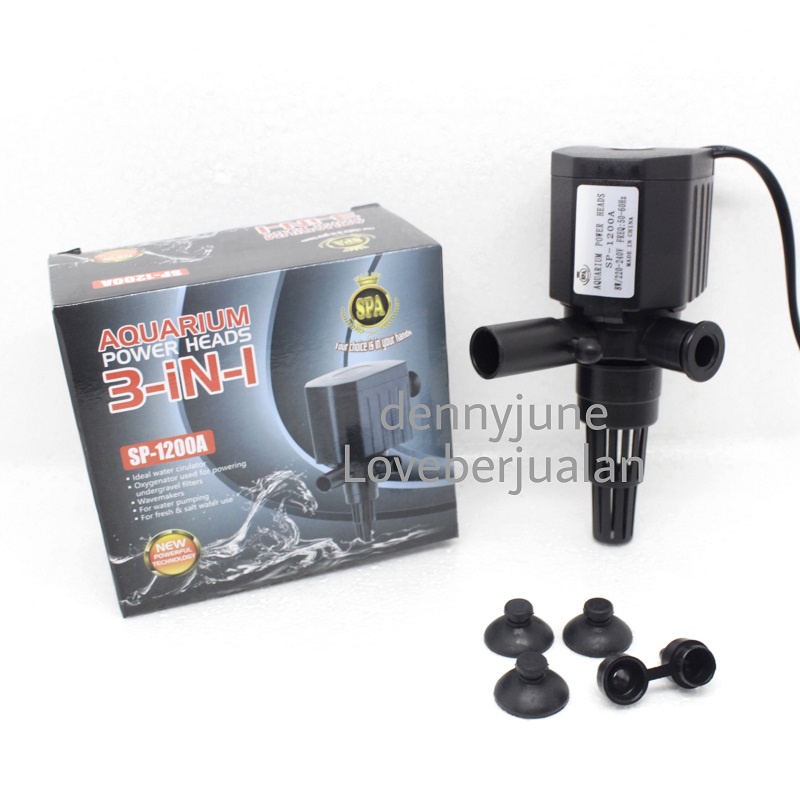 SPA-1200 / YUKARI SP1200 Pompa Aquarium Power Head 8 watt SP 1200